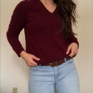 Cashmere Charter Club Burgundy Sweater